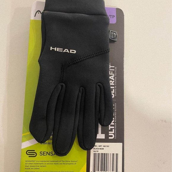 Head Accessories Head Mens Ultrafit Touchscreen Running Gloves